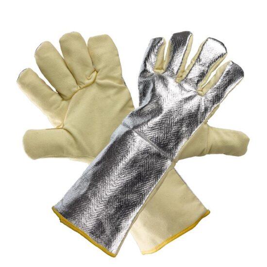 Heat Resistant Gloves Aluminised Aramid