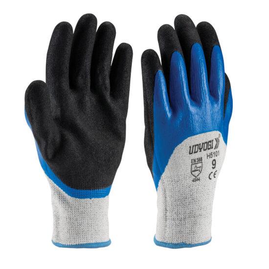 H 5101 (Cut Level 5 Liner – 3/4th Nitrile And Palm Sandy Nitrile Coated)